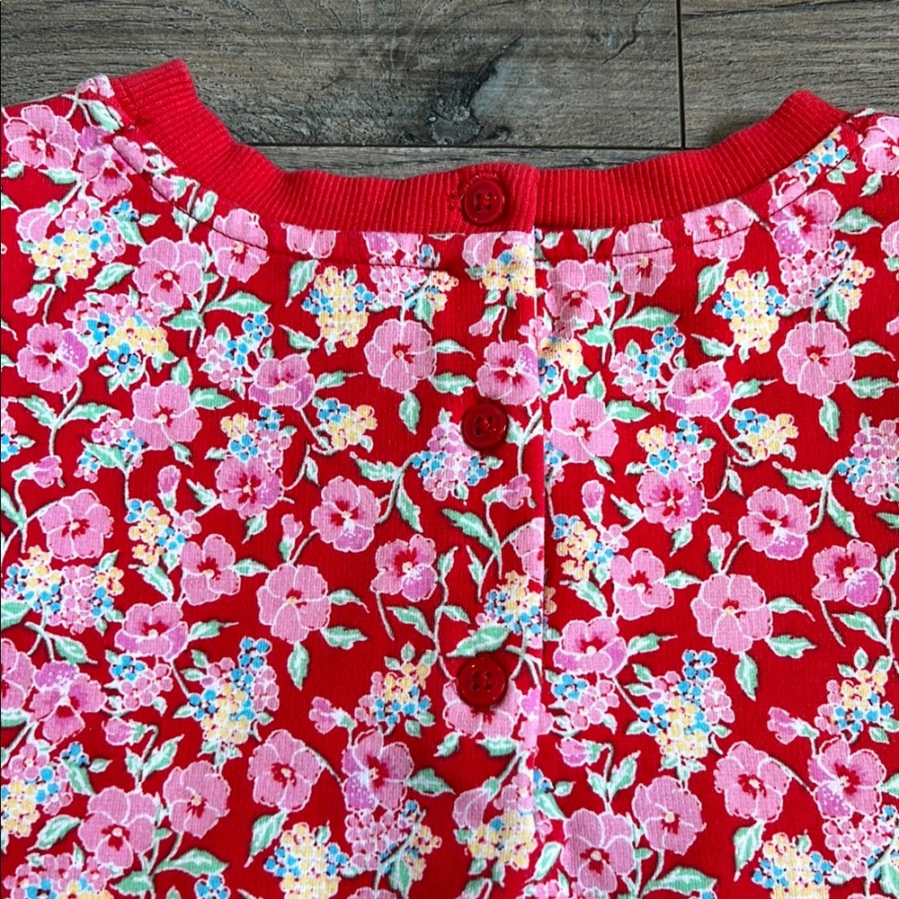 Janie and Jack Floral Sweatshirt Top - Picture 4 of 4